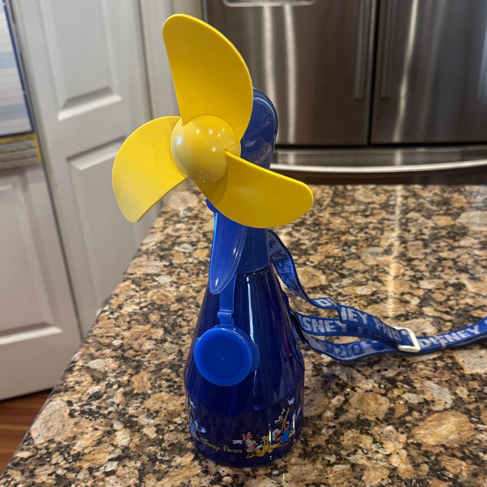 Disney Blue and Yellow Portable Fan/Sprayer/Mister
